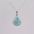 Larimar 925 Zilver Ketting K14