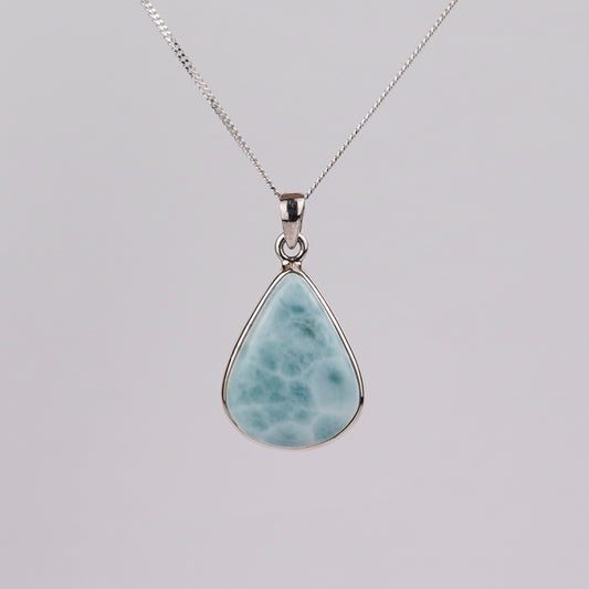 Larimar 925 Zilver Ketting