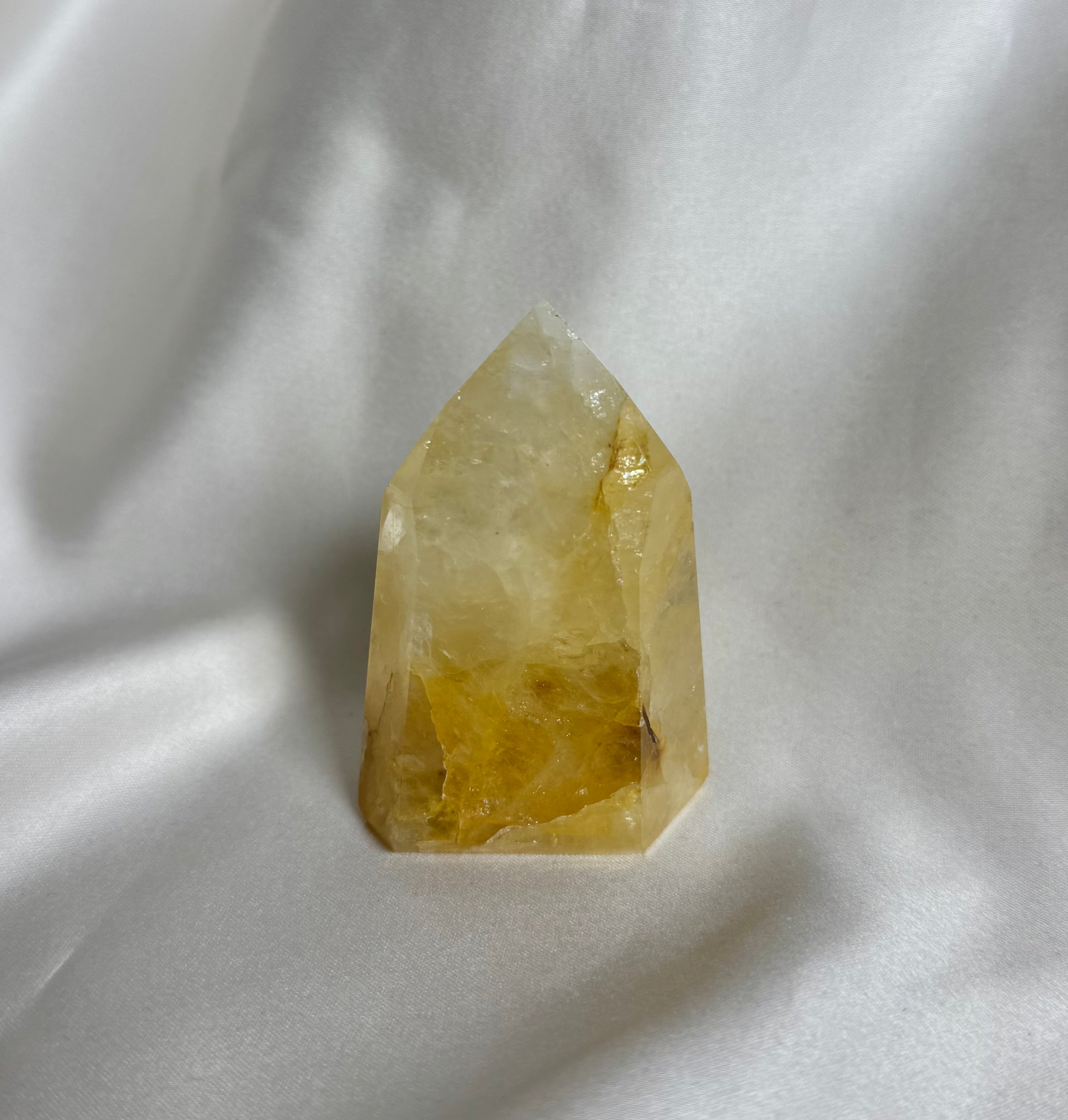 Limoniet Kwarts Punt (Golden Healer) Nr. 525