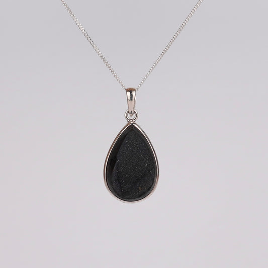 Druzy Onyx 925 Zilver Ketting