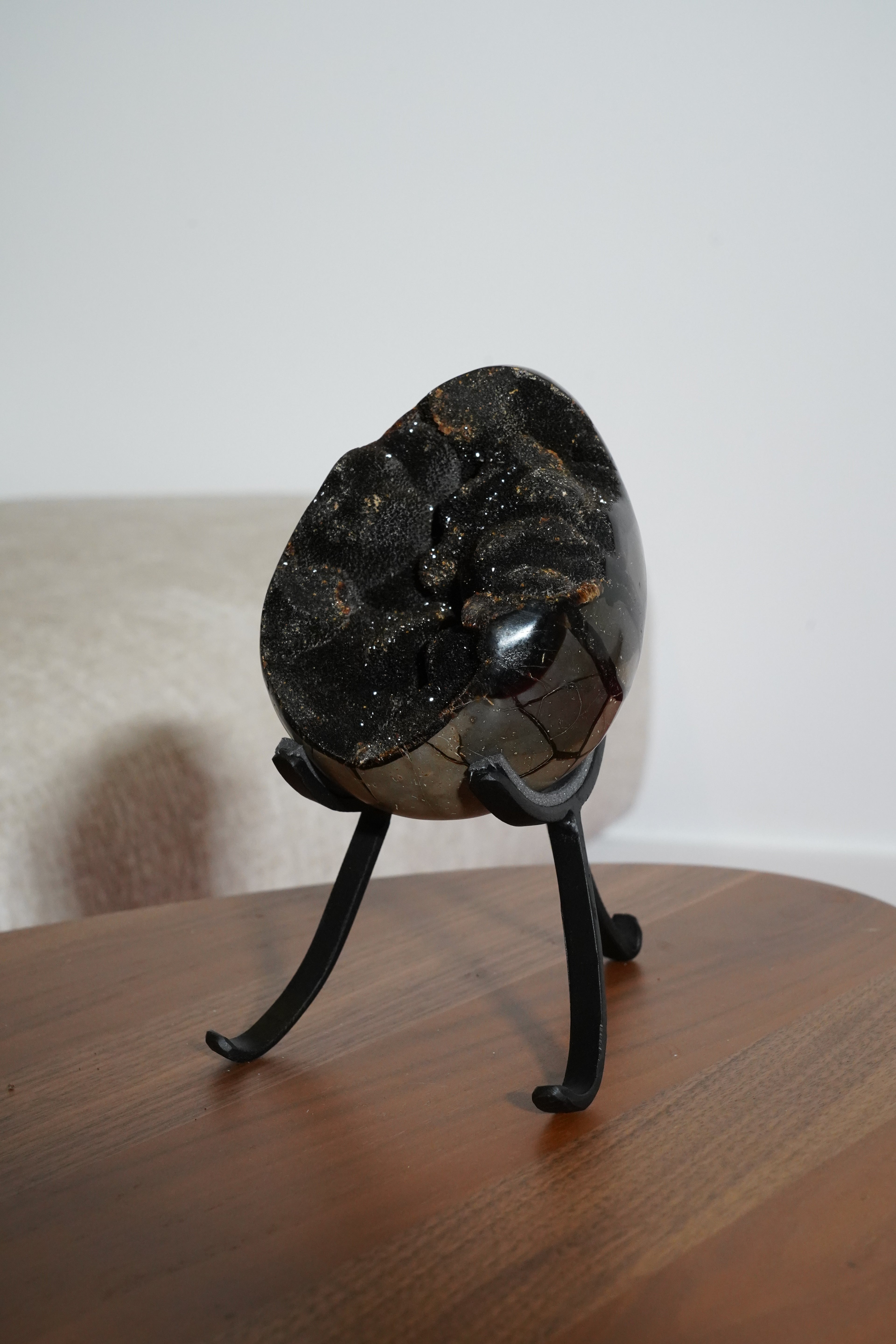 Druzy Septarie Op Standaard