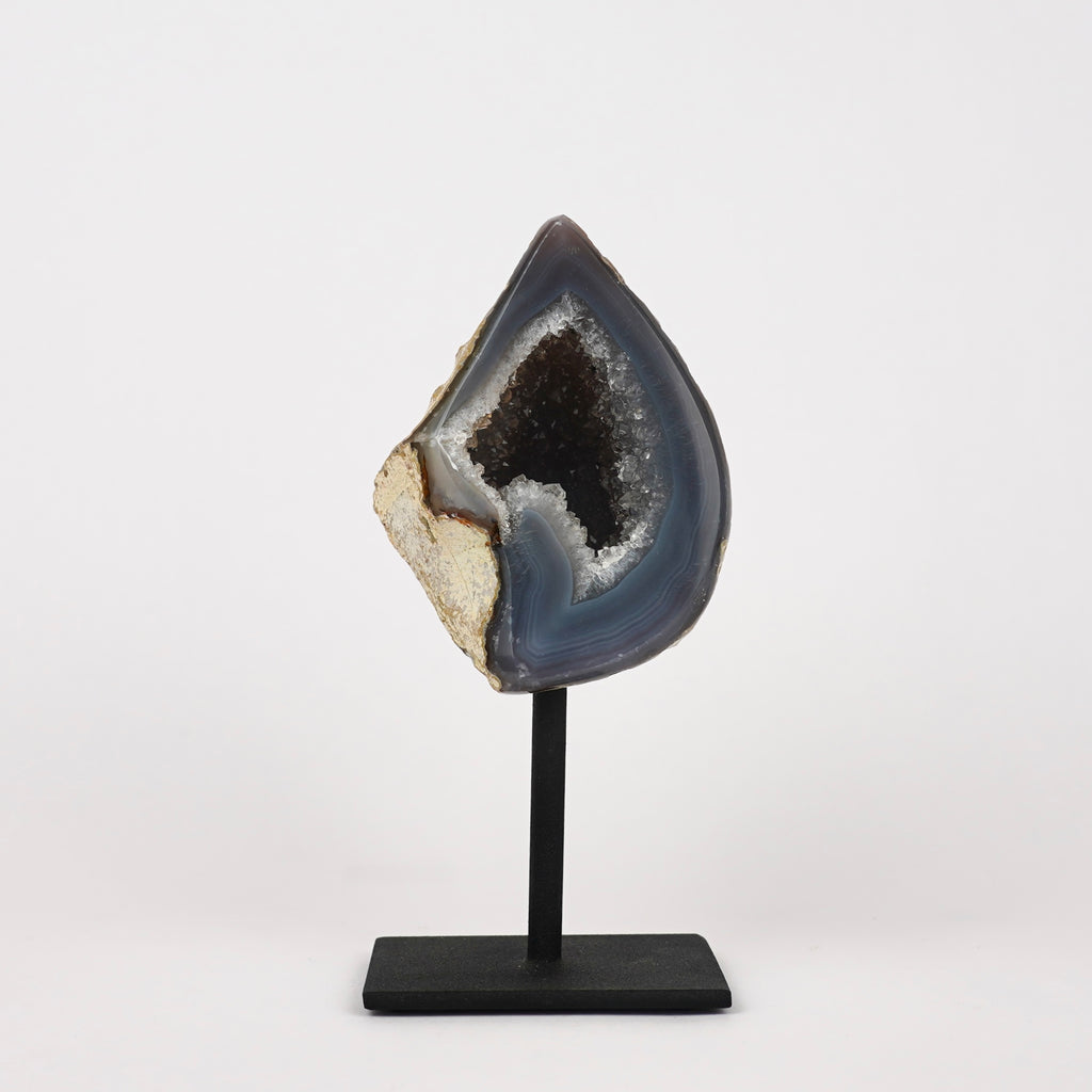 Agaat Geode S Op Standaard Nr. 243