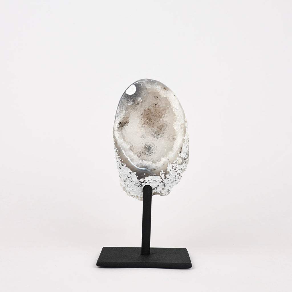 Agaat Geode S Op Standaard Nr. 252