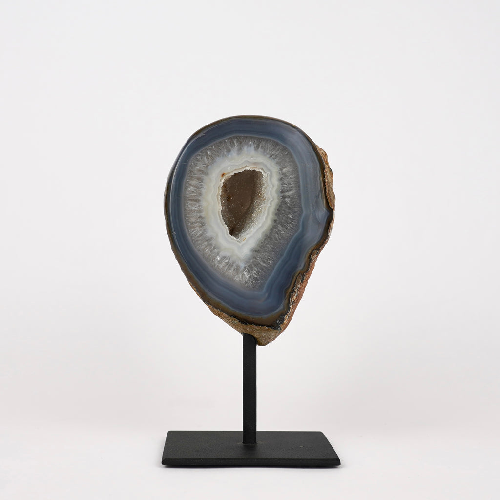 Agaat Geode M Op Standaard Nr. 166