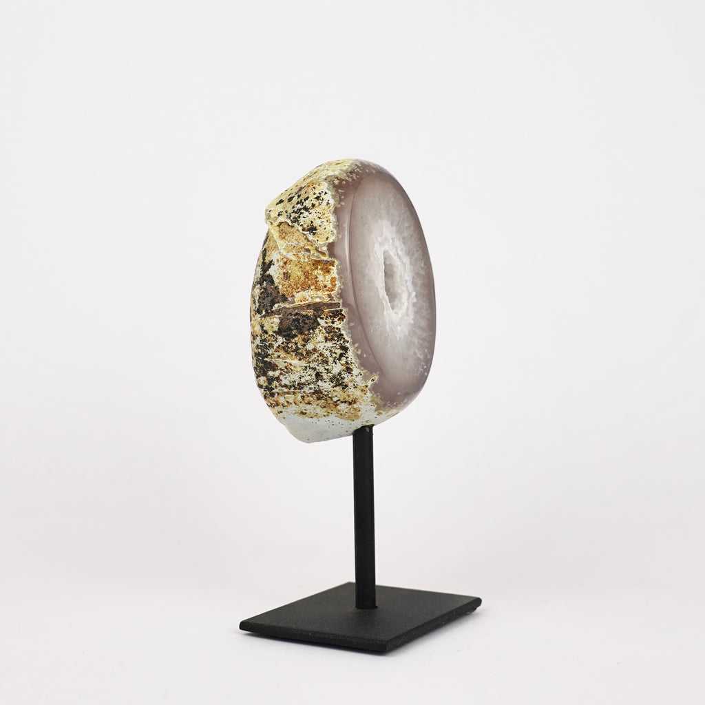 Agaat Geode S Op Standaard Nr. 246