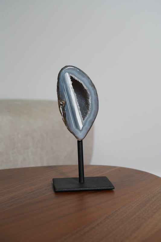 Agaat Geode S Op Standaard