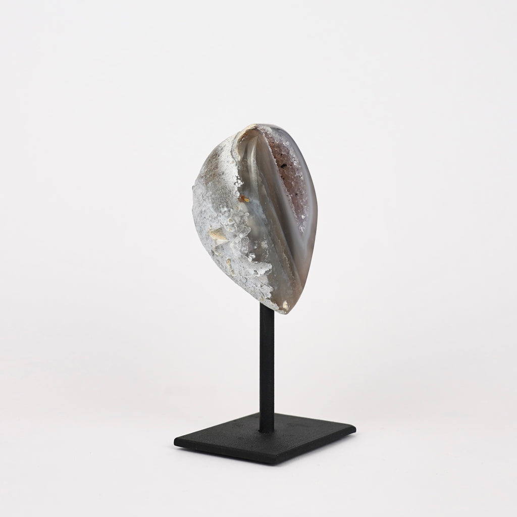 Agaat Geode S Op Standaard Nr. 238