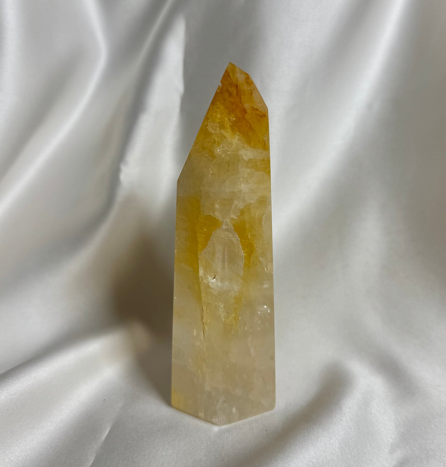 Limoniet Kwarts Punt (Golden Healer) Nr. 523