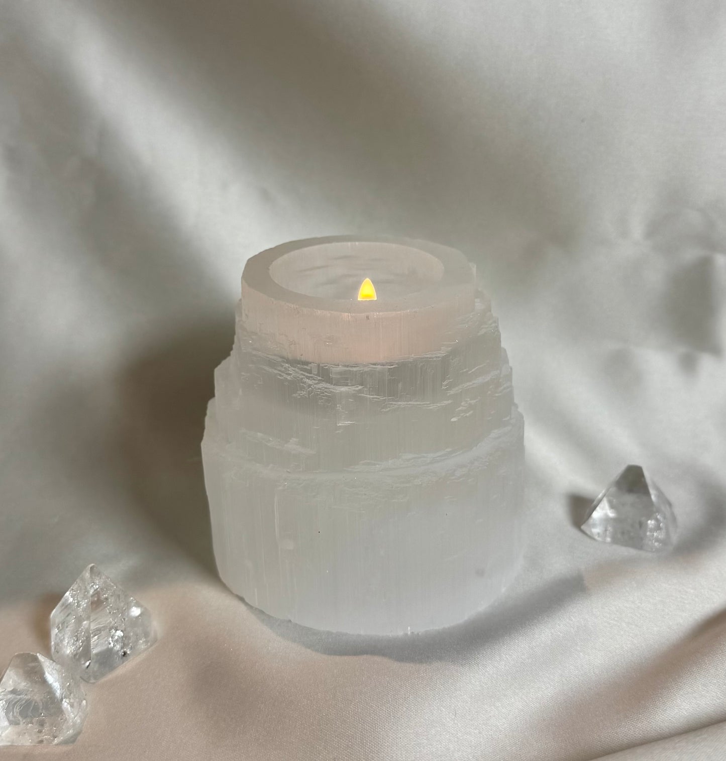 IJsberg Seleniet Theelichthouder