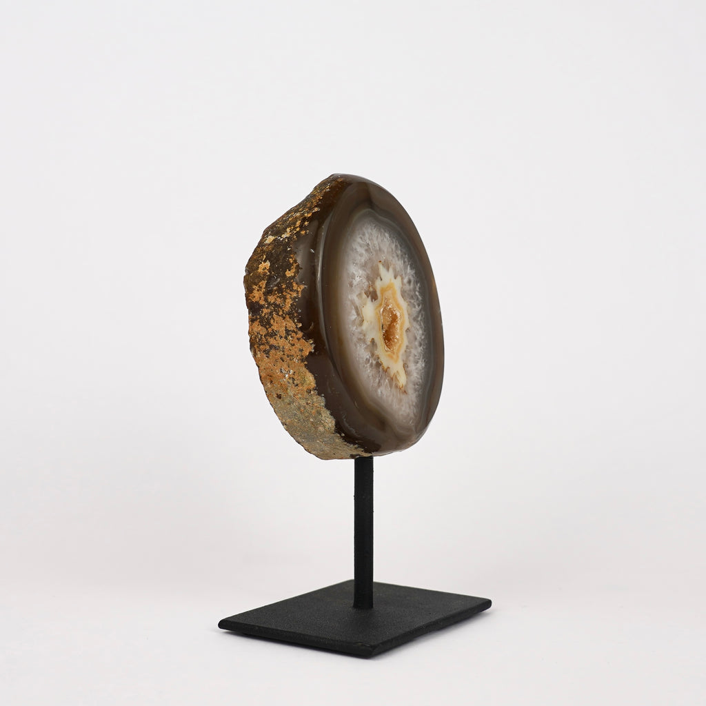 Agaat Geode M Op Standaard Nr. 21