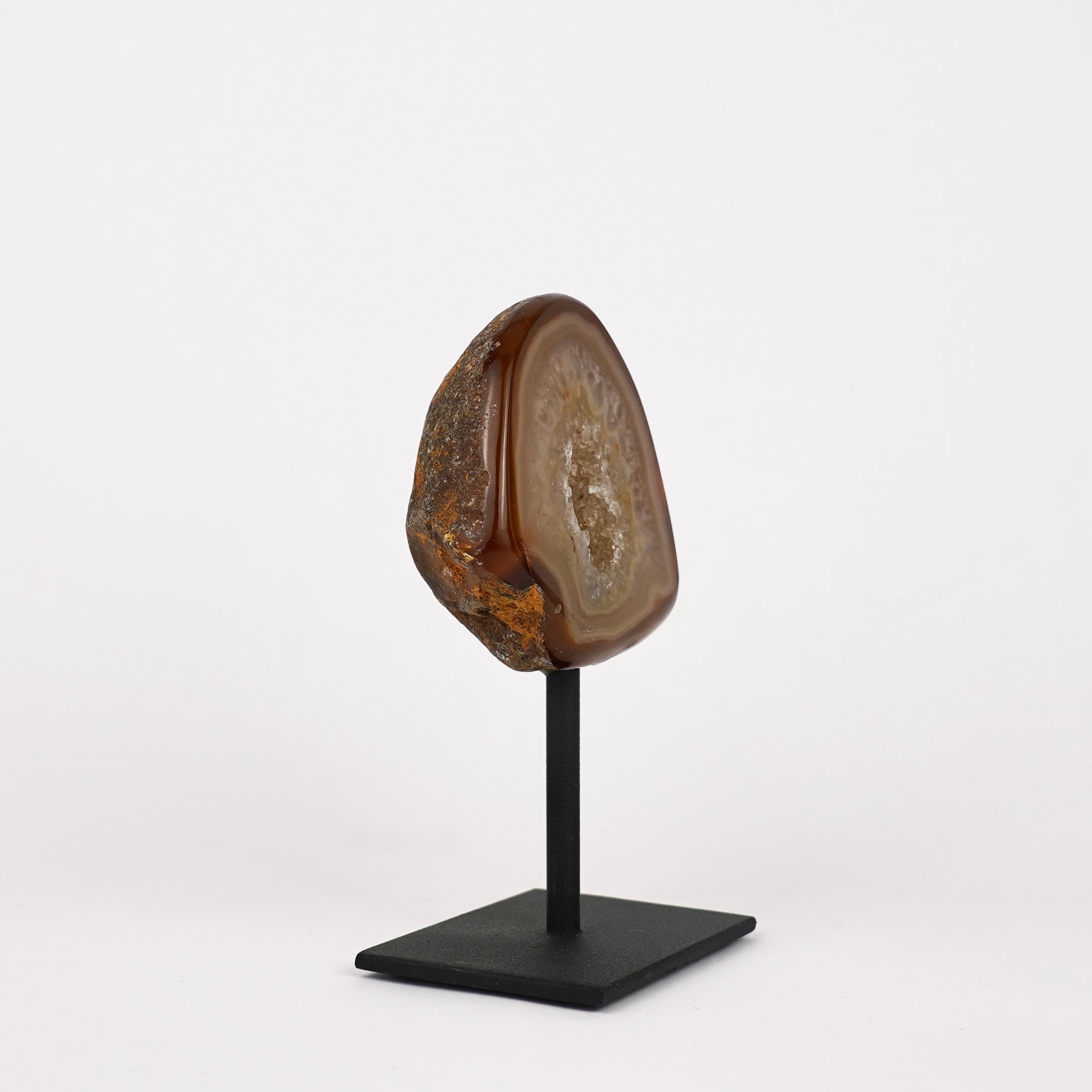 Agaat Geode S Op Standaard Nr. 248