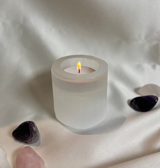 Seleniet Theelichthouder Klein