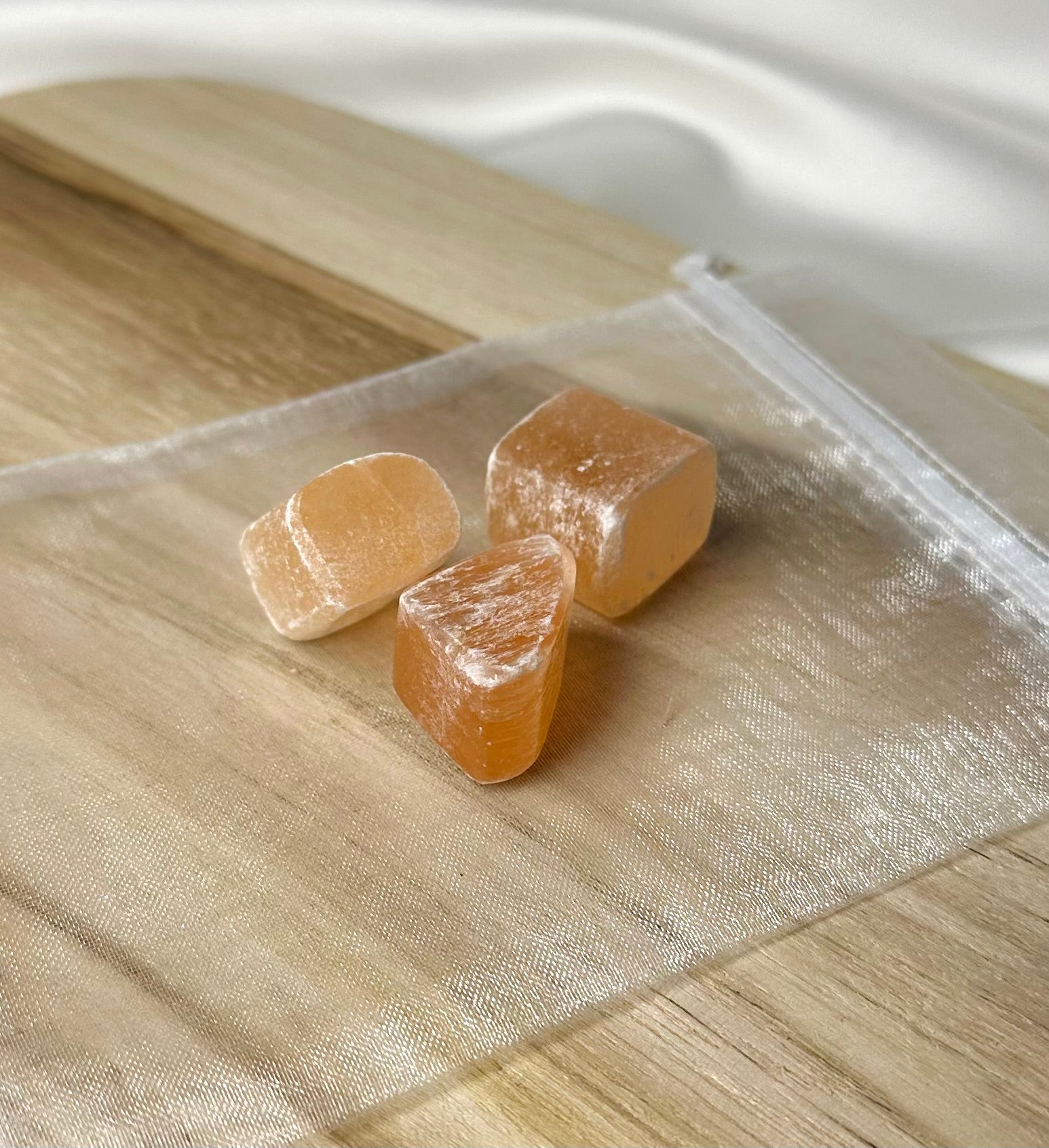 Oranje Seleniet Trommel