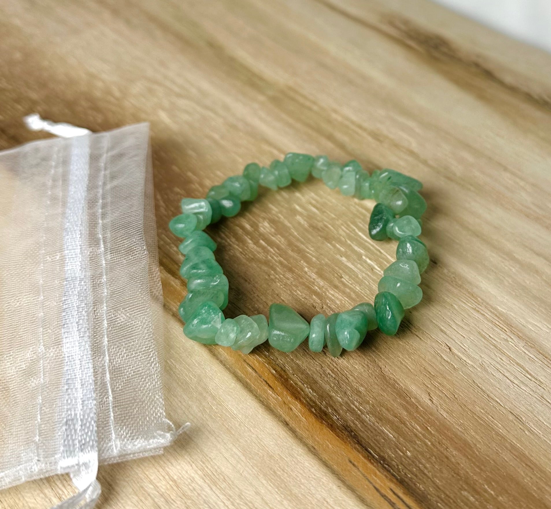 Groene Aventurijn Chip Armband