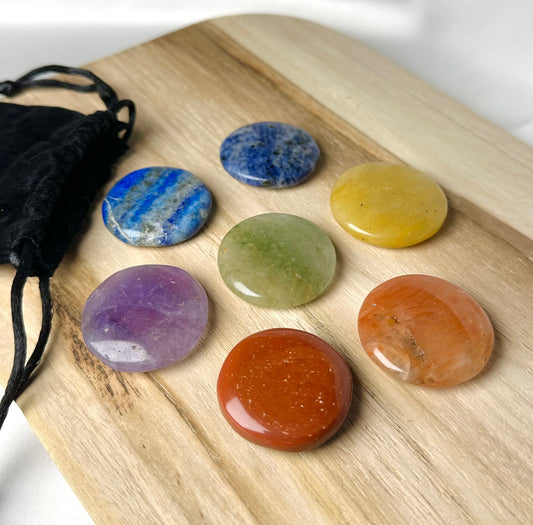 7 Chakra Stenen Rond