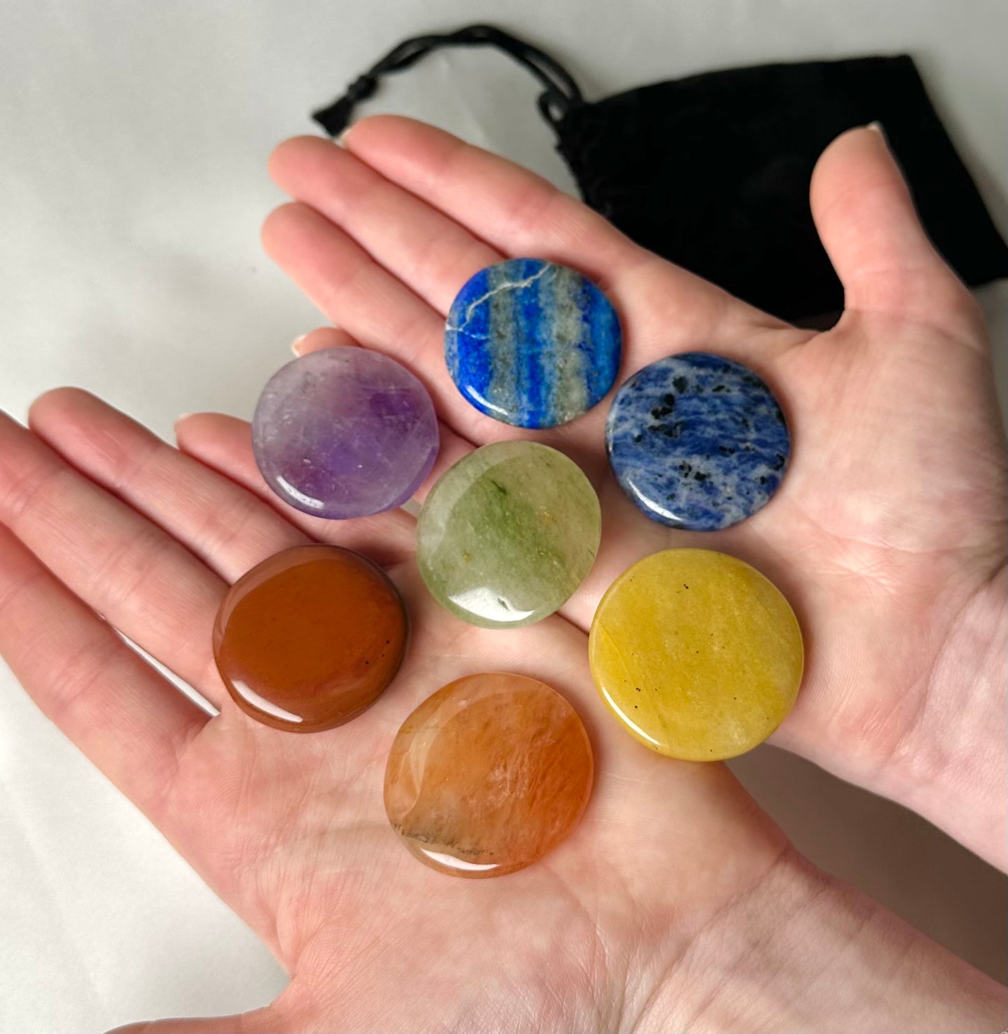 7 Chakra Stenen Rond