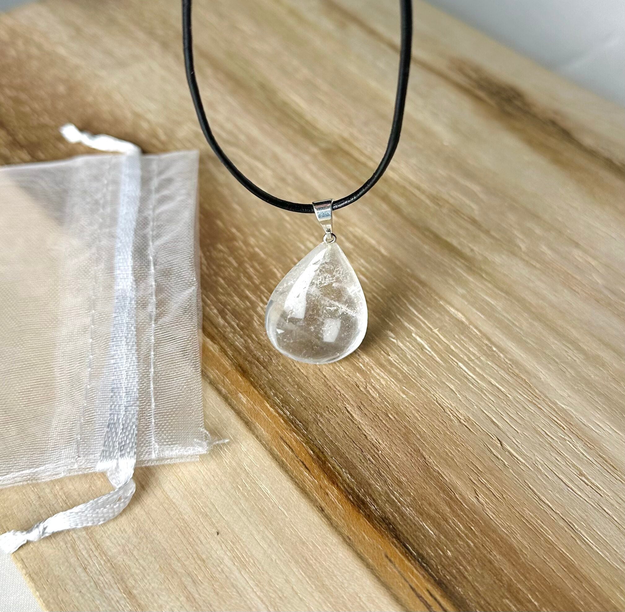 Bergkristal Druppel hanger