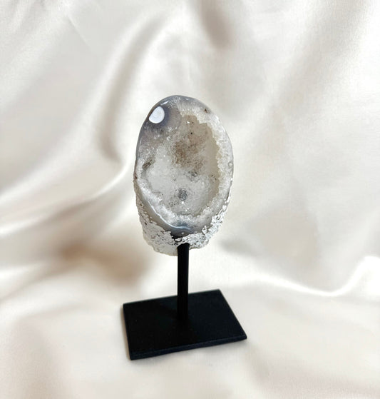 Agaat Geode S Op Standaard Nr. 252