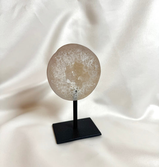Agaat Geode S Op Standaard Nr. 255