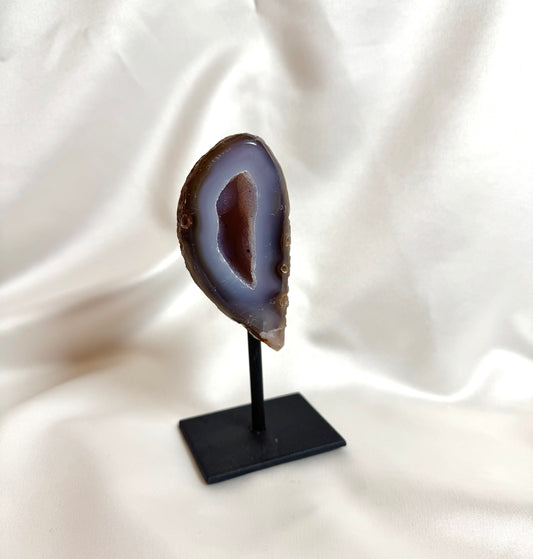 Agaat Geode S Op Standaard Nr. 242