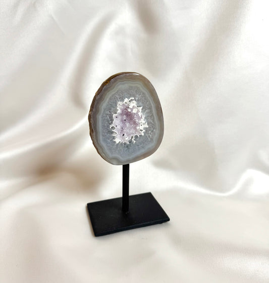 Agaat Geode S Op Standaard Nr. 245