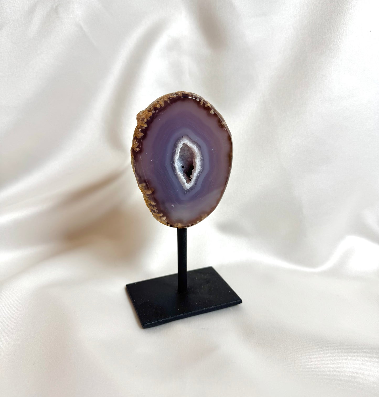 Agaat Geode S Op Standaard Nr. 251