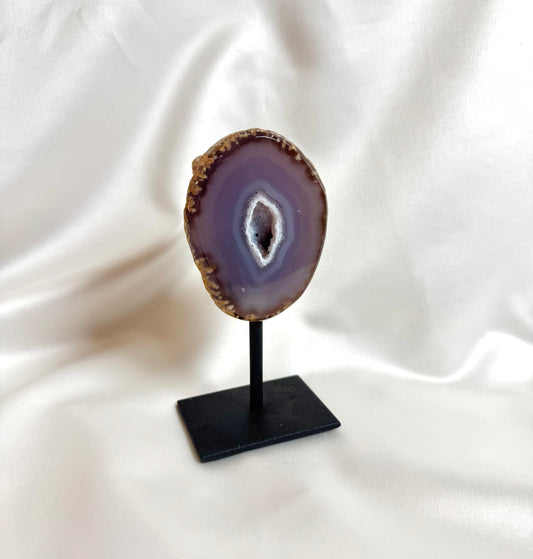 Agaat Geode S Op Standaard Nr. 251