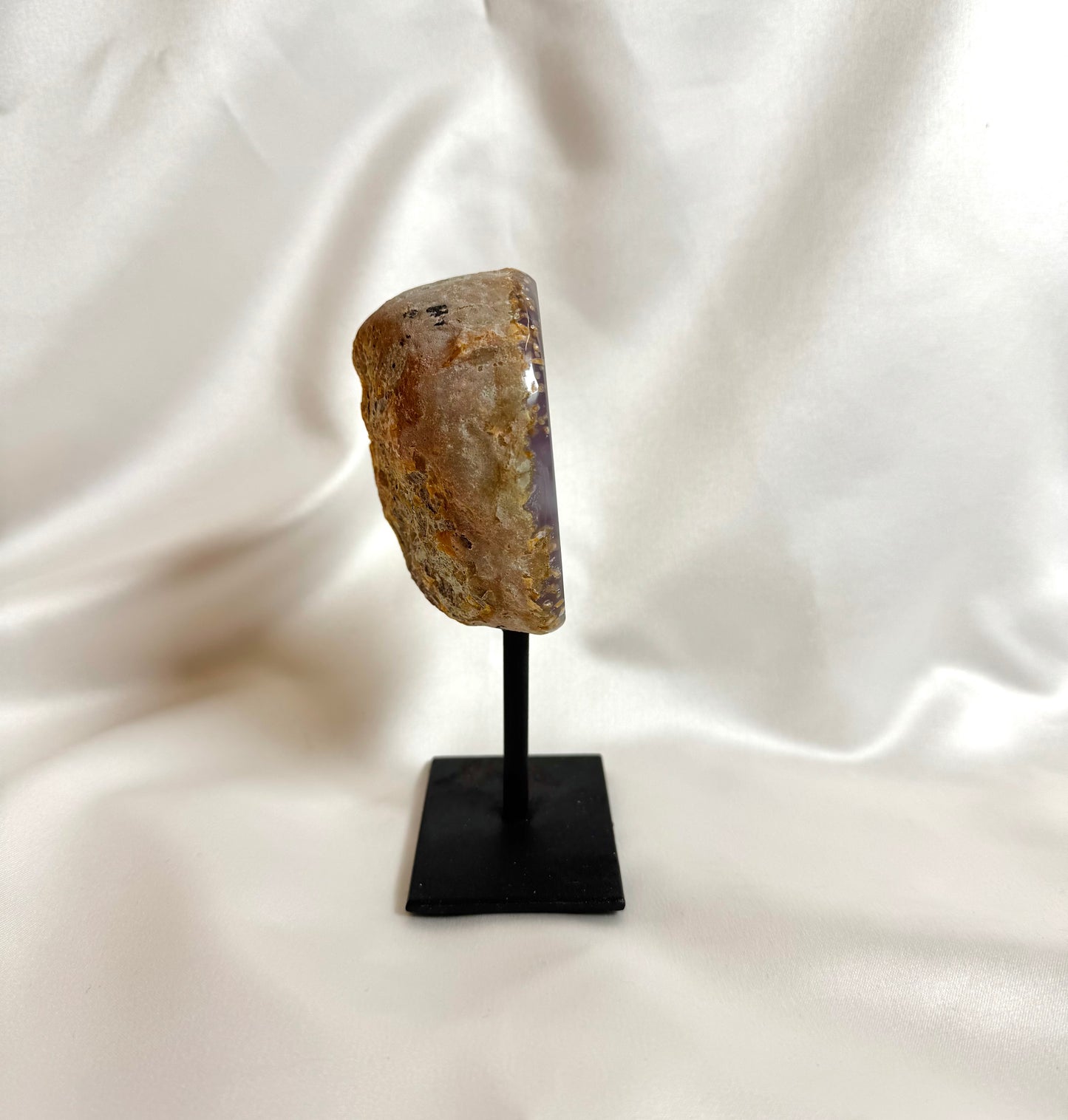 Agaat Geode S Op Standaard Nr. 251