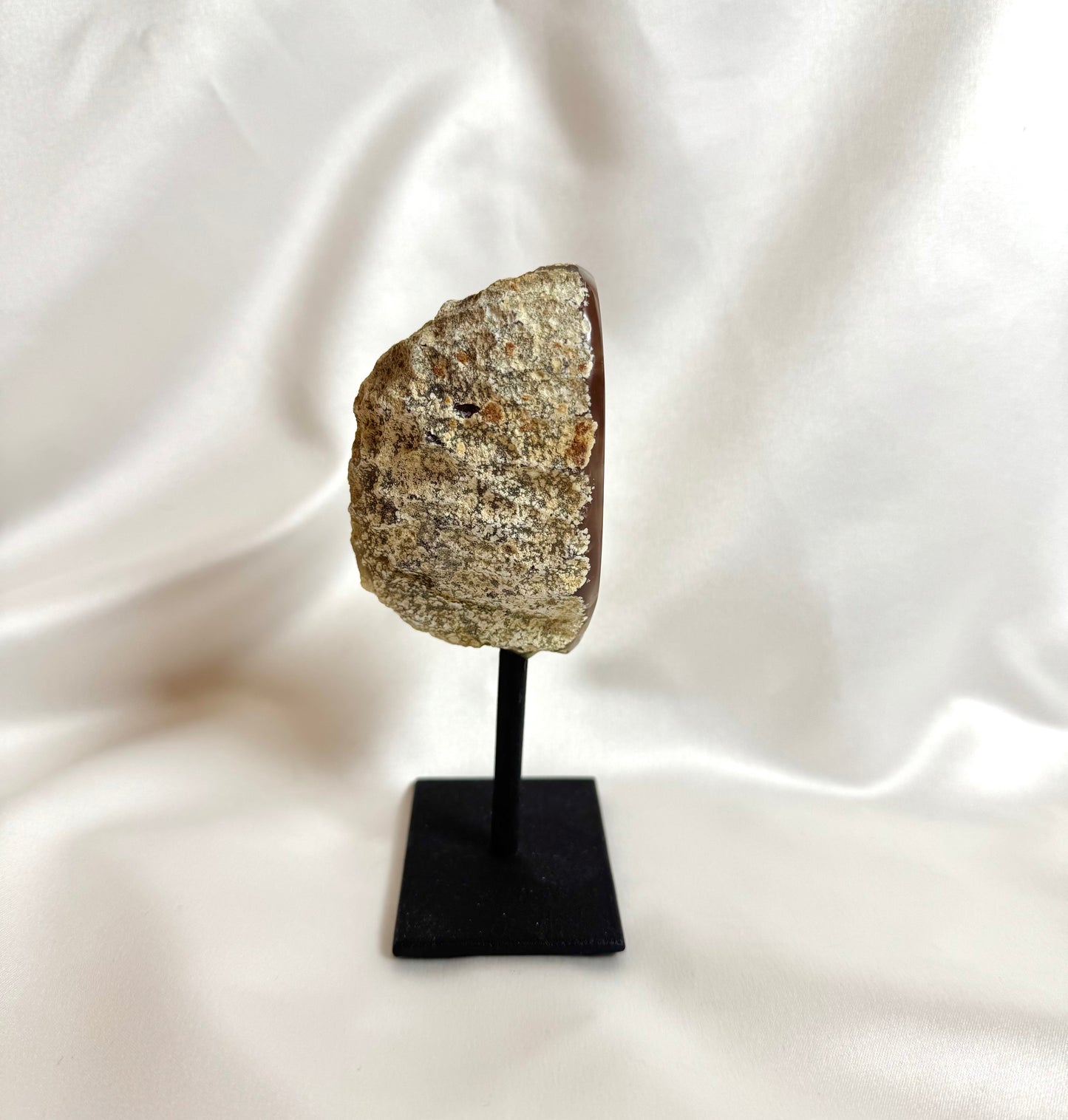 Agaat Geode S Op Standaard Nr. 254