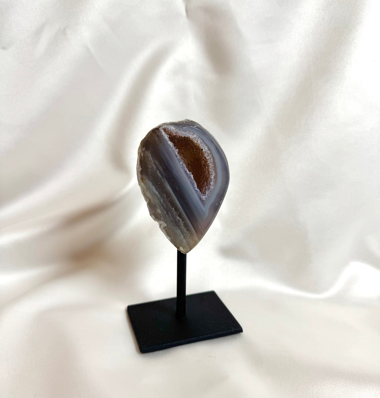 Agaat Geode S Op Standaard Nr. 238