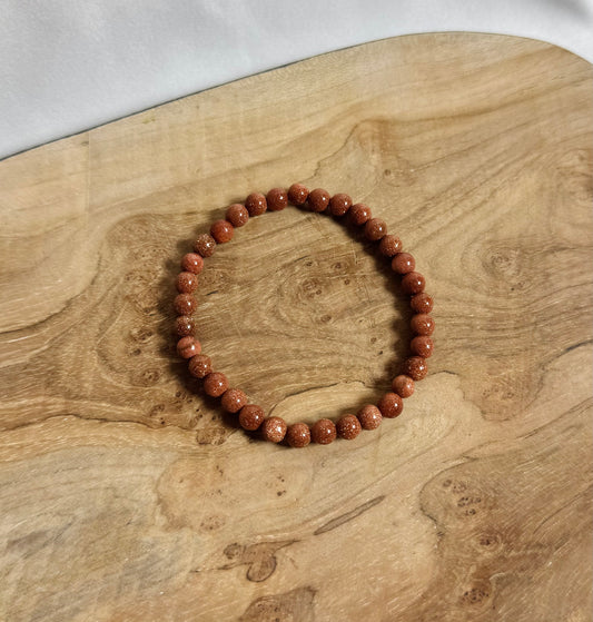 Goudsteen Kogel Armband