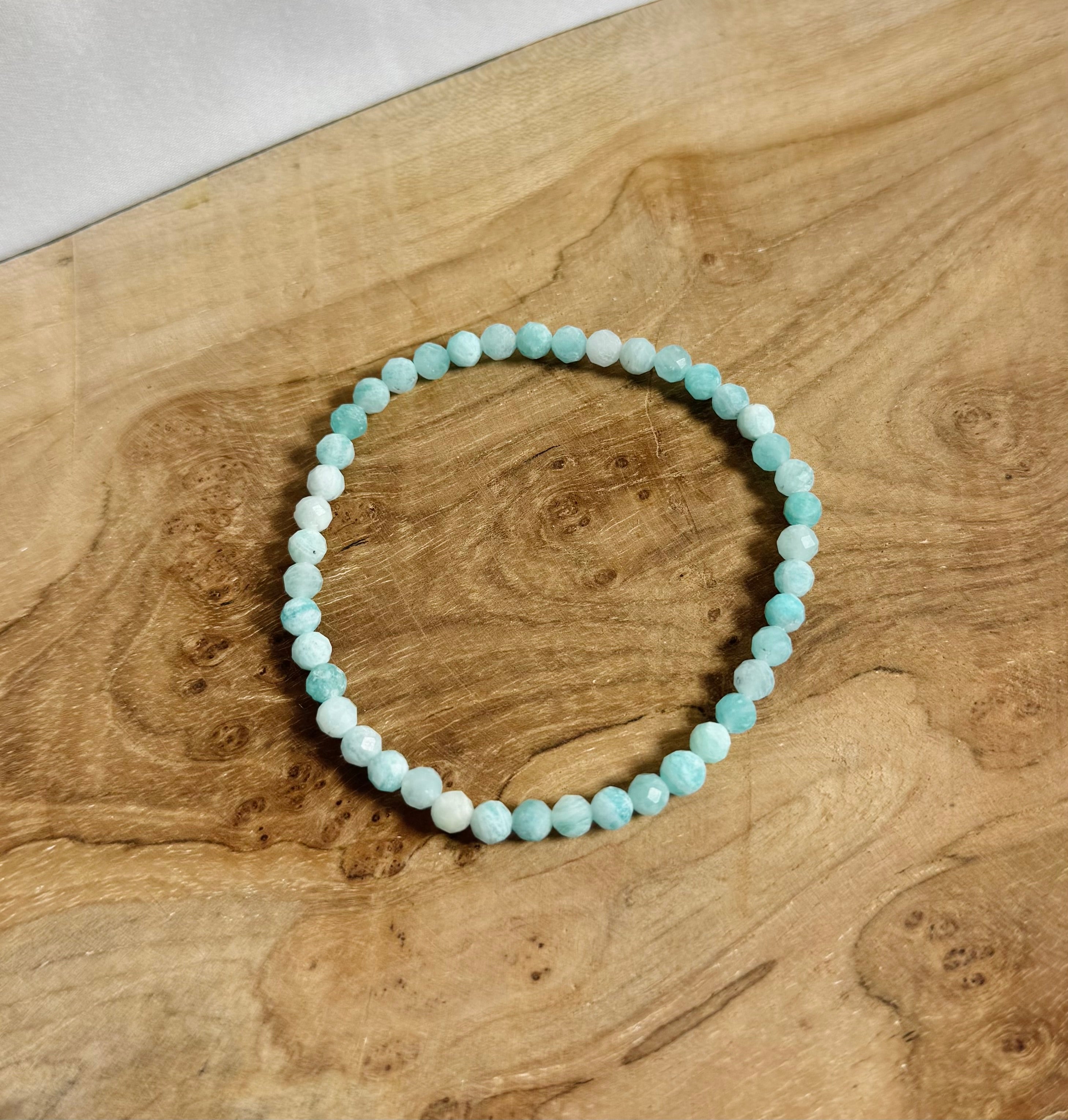 Amazoniet Facet Armband