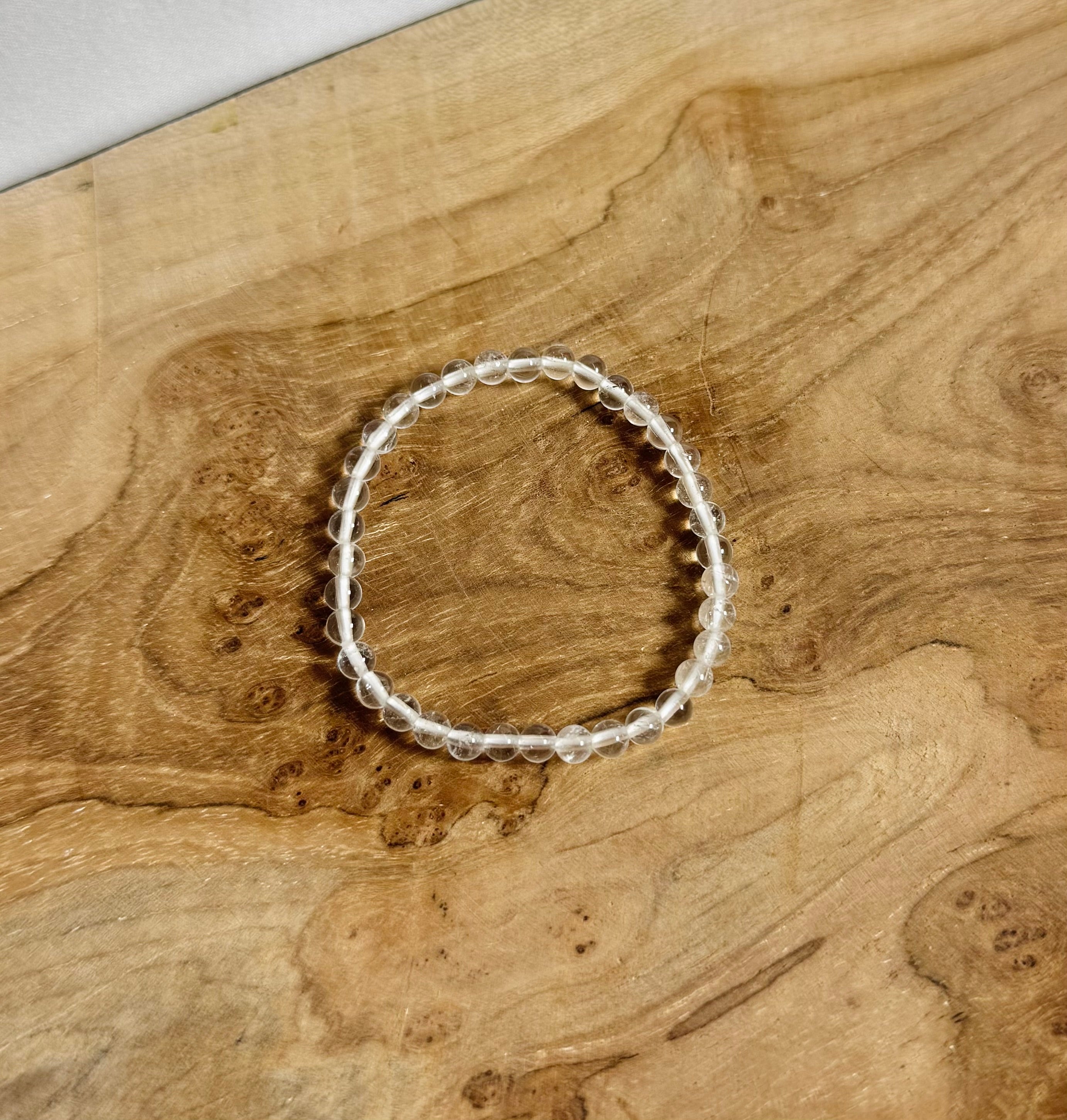 Kinderarmband Bergkristal