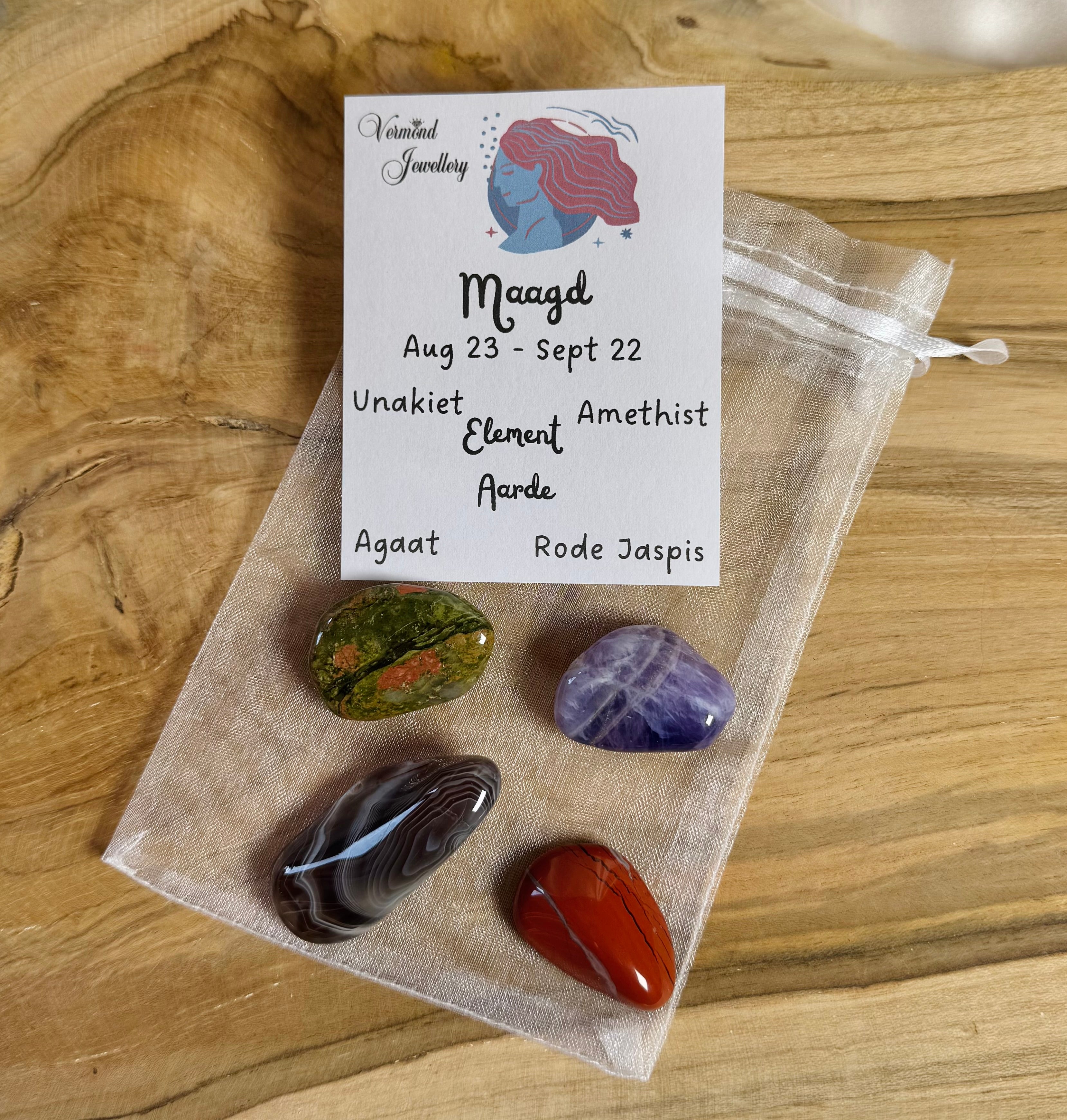 Maagd sterrenbeeld zakje