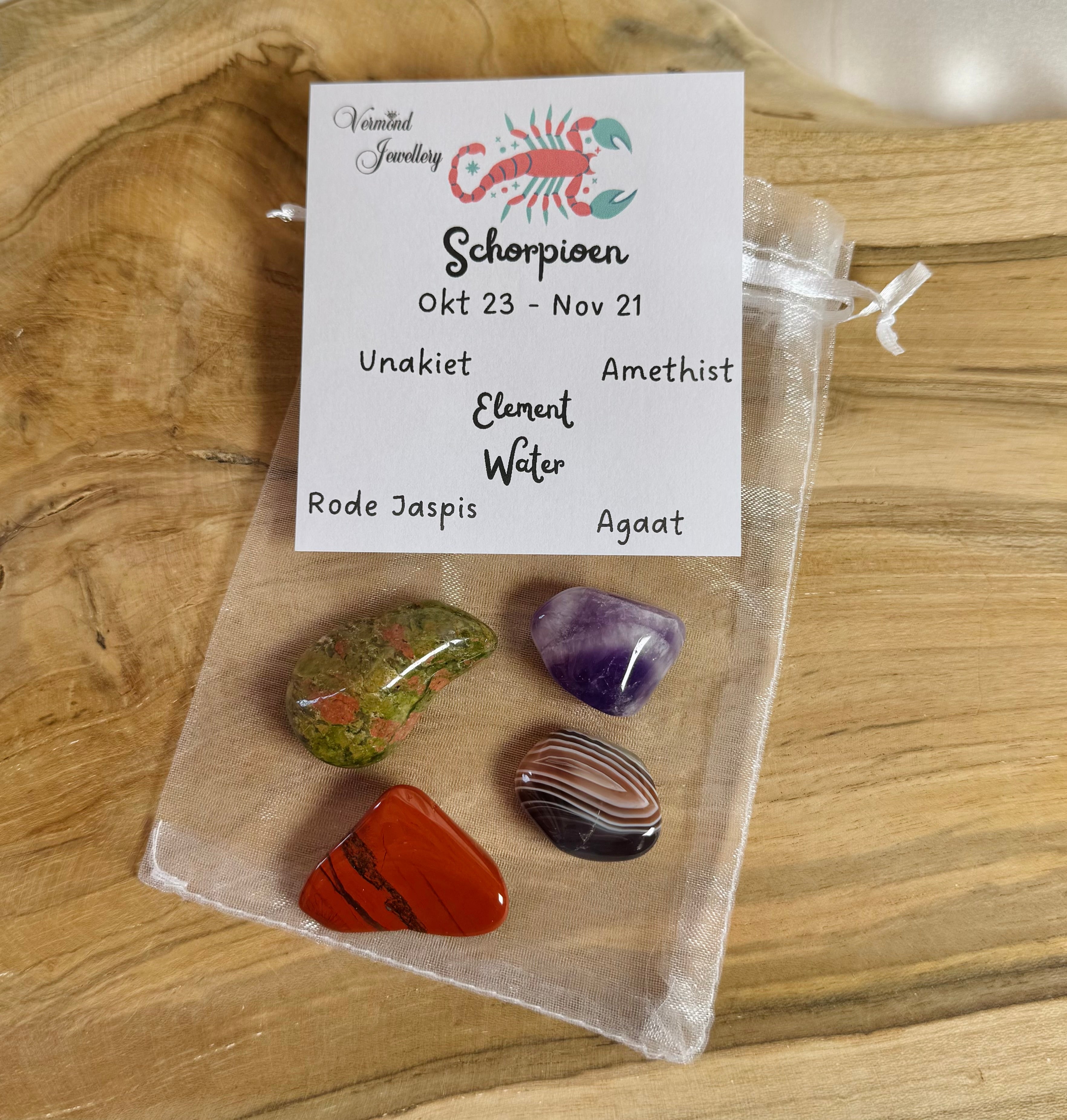 Schorpioen sterrenbeeld zakje