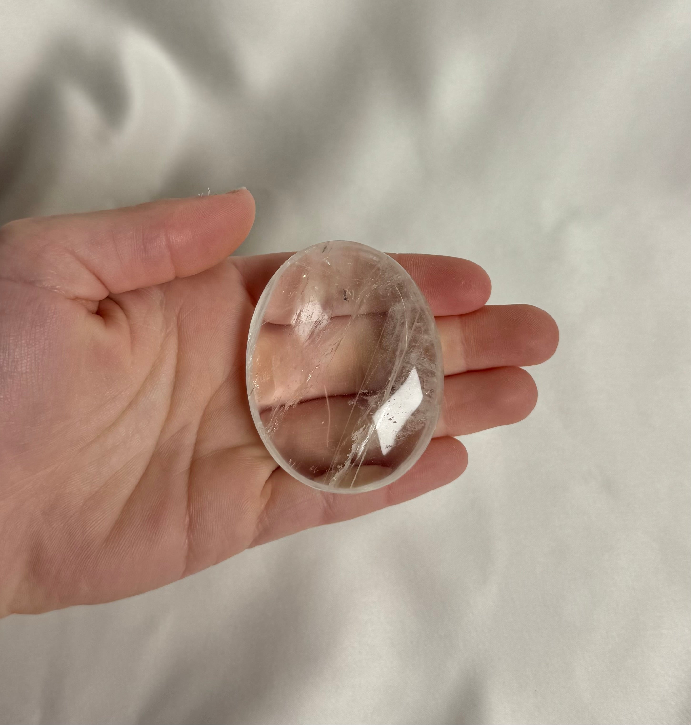 Bergkristal Handsteen