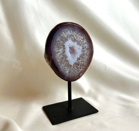 Agaat Geode M Op Standaard Nr. 13