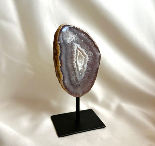 Agaat Geode M Op Standaard Nr. 18