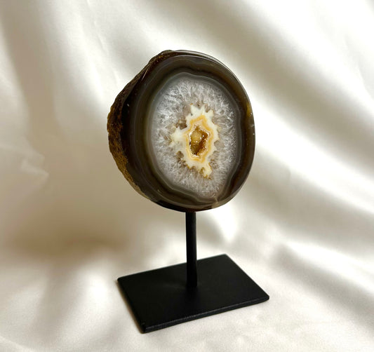 Agaat Geode M Op Standaard Nr. 21