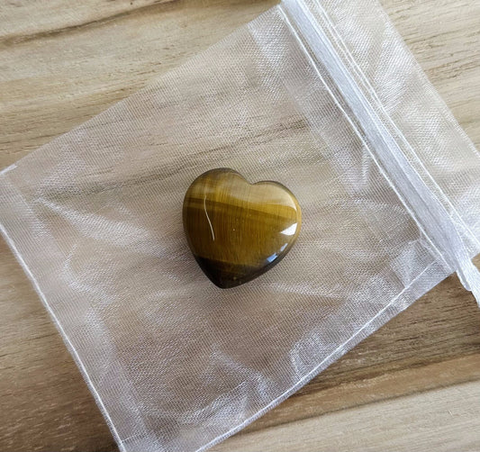 Tijgeroog Hart 3cm