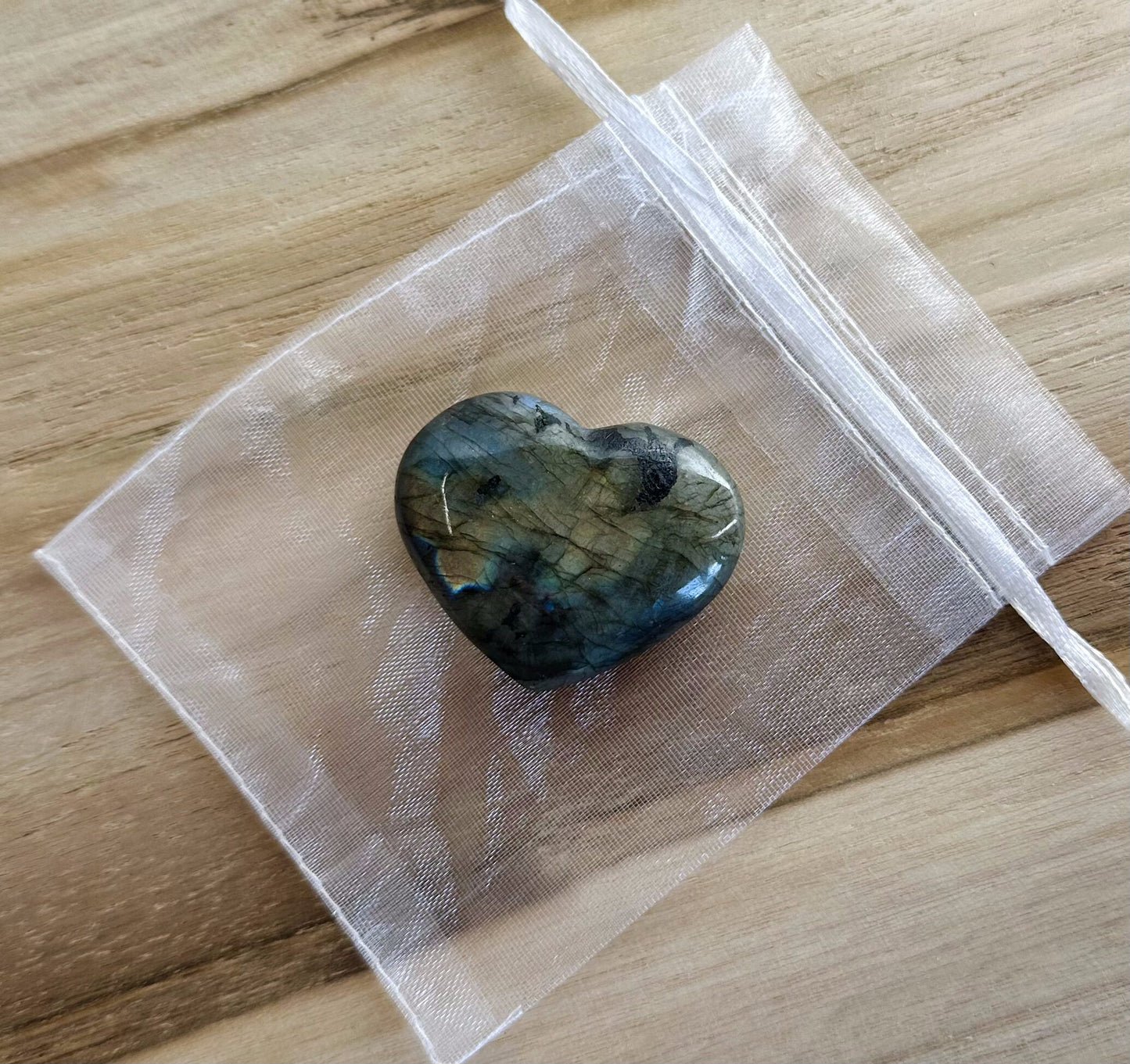 Labradoriet Hart 4cm