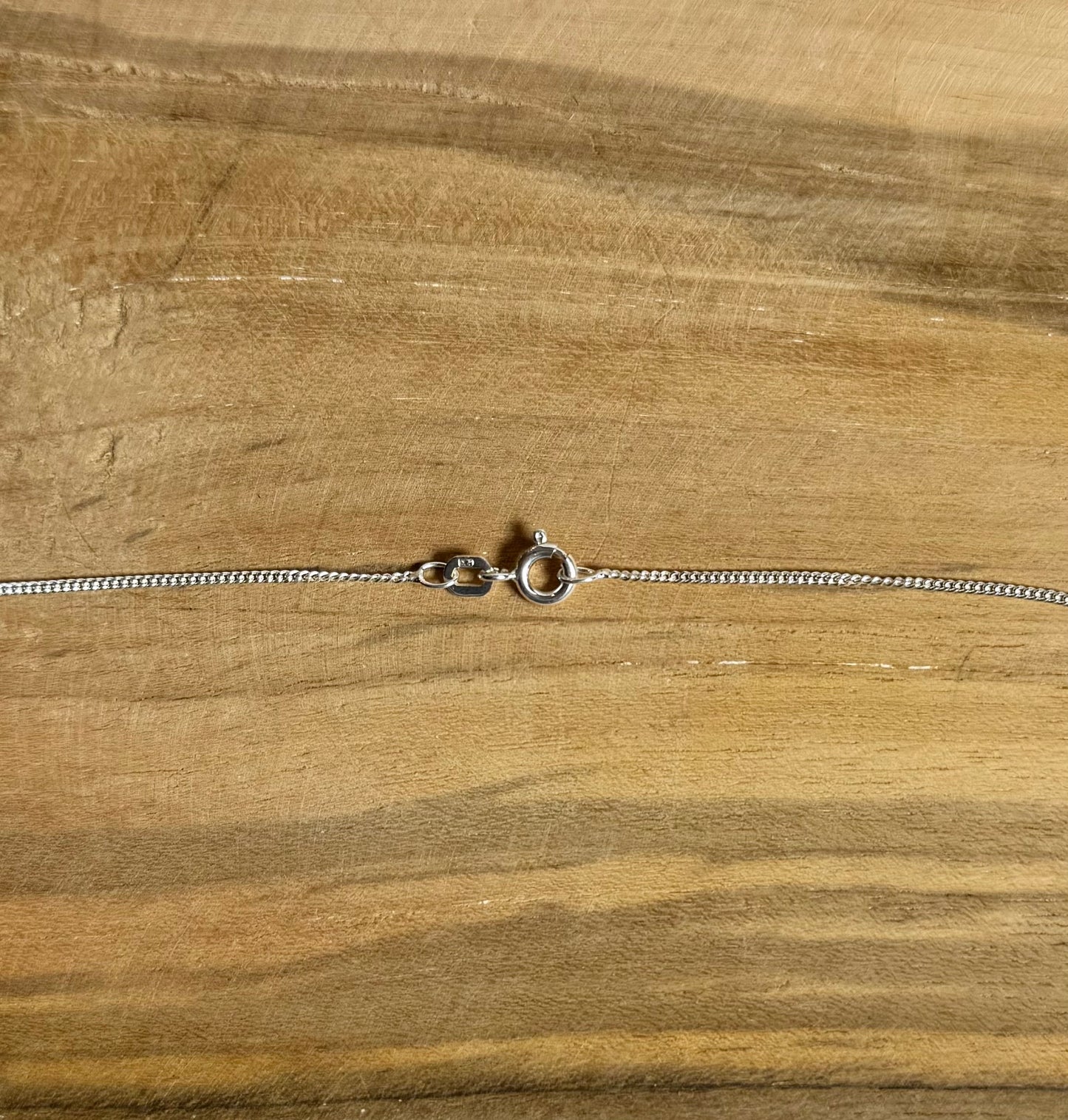 Zonnesteen 925 Zilver Ketting