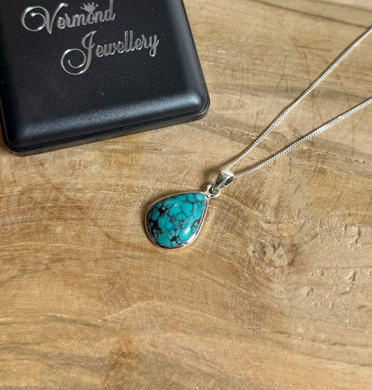 Turkoois 925 Zilver Ketting