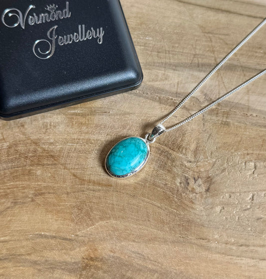 Turkoois 925 Zilver Ketting