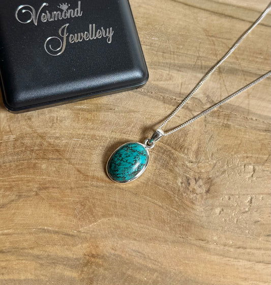 Turkoois 925 Zilver Ketting