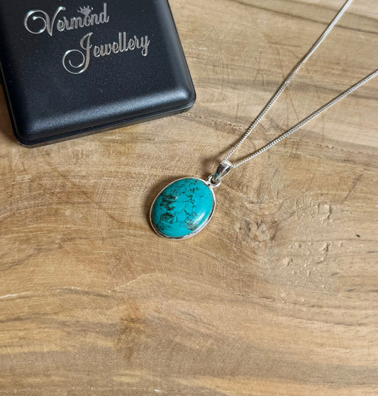 Turkoois 925 Zilver Ketting