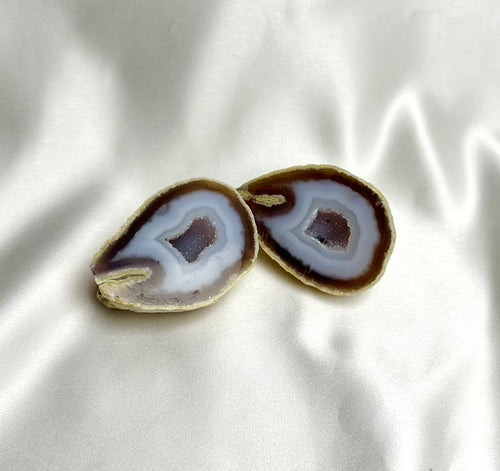Agaat Geode Paar Nr. 40