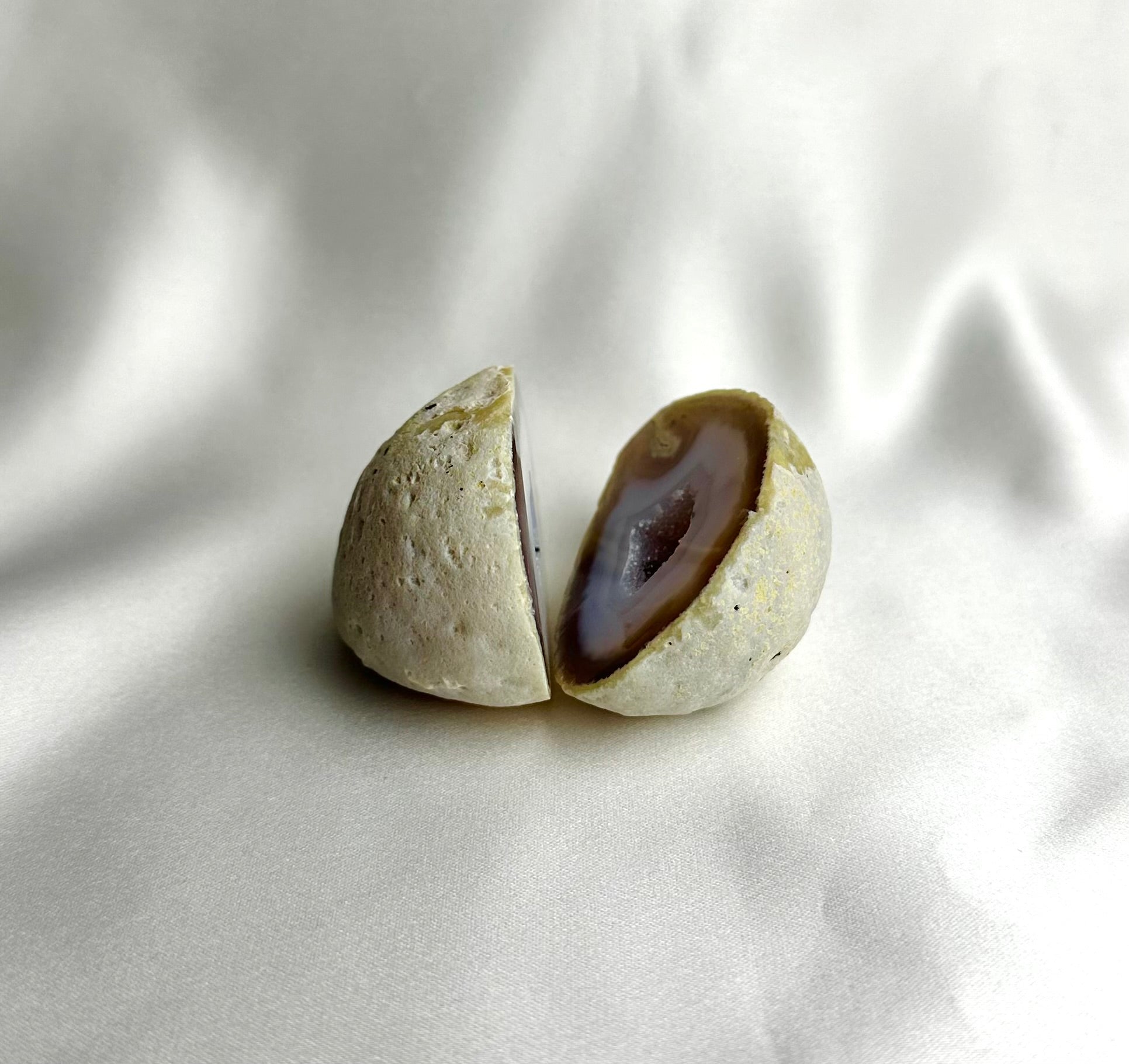 Agaat Geode Paar Nr. 40