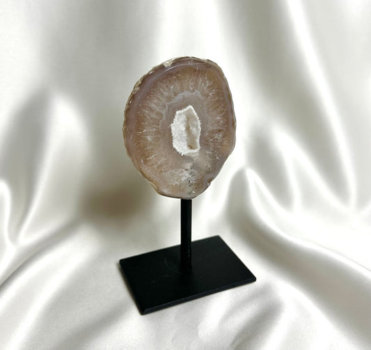 Agaat Geode S Op Standaard Nr. 79