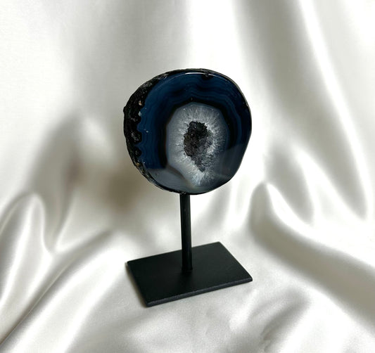 Agaat Geode S Op Standaard Nr. 81